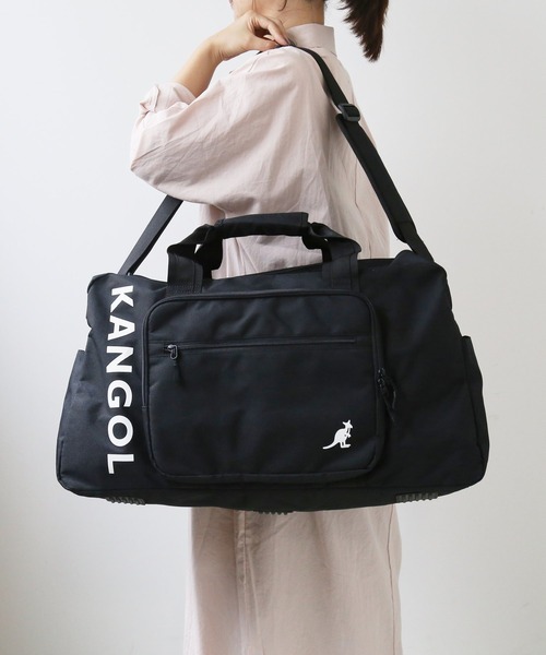 KANGOL(カンゴール)の「KANGOL カンゴール 2WAY ボストンバッグ 250-1502(ボストンバッグ・レディース・レッド/ブラック・FREE)」の11枚目の写真