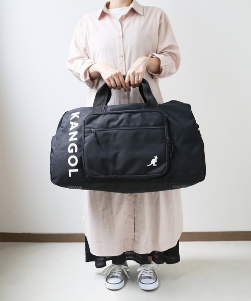 KANGOL(カンゴール)の「KANGOL カンゴール 2WAY ボストンバッグ 250-1502(ボストンバッグ・レディース・レッド/ブラック・FREE)」の12枚目の写真