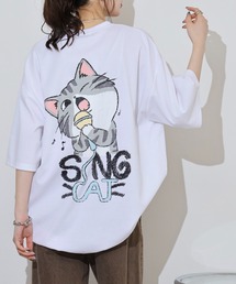 FUNALIVE（ファンアライブ）の「猫プリントTシャツ（Tシャツ/カットソー・メンズ）」