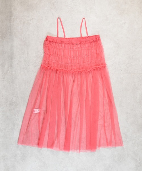 MARKEY'S（マーキーズ）の「チュールフリルワンピース/おとな（ワンピース・レディース・ブラック/ホワイト/ピンク/ライトグリーン・160cm）」の9枚目の写真