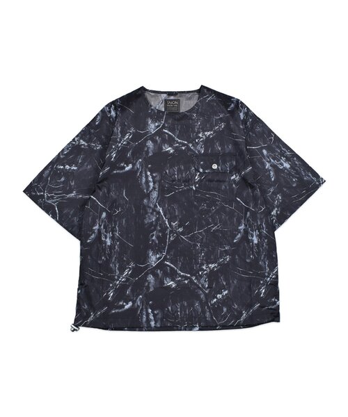 TAION（タイオン）の「【TAION】 MILITARY CUTSEW HALF SLEEVE ノンダウン ミリタリー ハーフスリーブカットソー（Tシャツ/カットソー・メンズ・グリーン系1/ホワイト系1/ブラック/ブラック系1・2/3）」の3枚目の写真