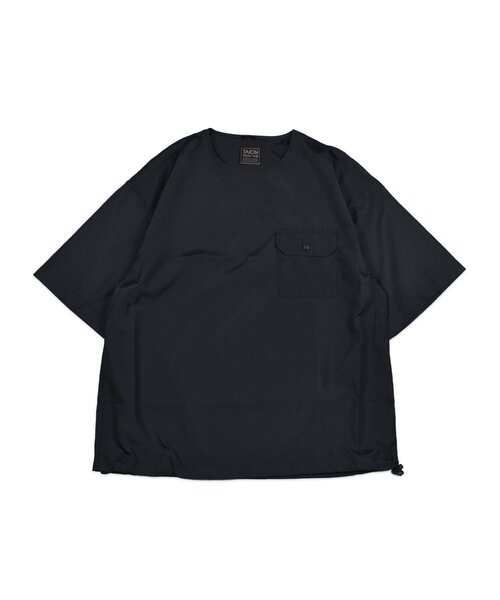 TAION（タイオン）の「【TAION】 MILITARY CUTSEW HALF SLEEVE ノンダウン ミリタリー ハーフスリーブカットソー（Tシャツ/カットソー・メンズ・グリーン系1/ホワイト系1/ブラック/ブラック系1・2/3）」の2枚目の写真
