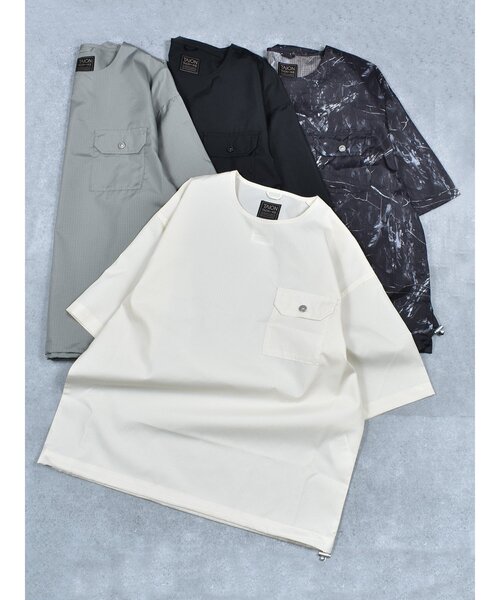 TAION（タイオン）の「【TAION】 MILITARY CUTSEW HALF SLEEVE ノンダウン ミリタリー ハーフスリーブカットソー（Tシャツ/カットソー・メンズ・グリーン系1/ホワイト系1/ブラック/ブラック系1・2/3）」の13枚目の写真