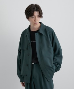 STUDIOUS別注 WOOL MELTON ZIP UP BLOUSON（ブルゾン）｜URU