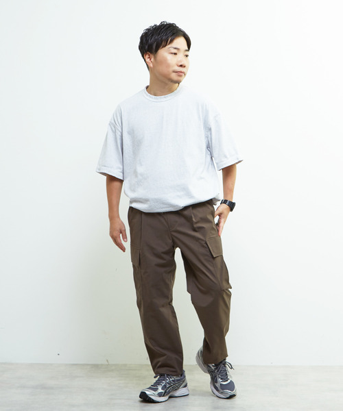 MEN'S MELROSE(メンズメルローズ)の「《WEB限定》【全6サイズ展開】クールエアストレッチテーパードカーゴパンツ(カーゴパンツ・メンズ・ブラック/カーキ・2/4/6/3/5/7)」の5枚目の写真