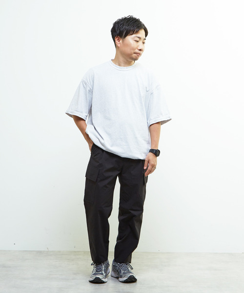 MEN'S MELROSE(メンズメルローズ)の「《WEB限定》【全6サイズ展開】クールエアストレッチテーパードカーゴパンツ(カーゴパンツ・メンズ・ブラック/カーキ・2/4/6/3/5/7)」の10枚目の写真