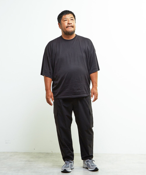 MEN'S MELROSE(メンズメルローズ)の「《WEB限定》【全6サイズ展開】クールエアストレッチテーパードカーゴパンツ(カーゴパンツ・メンズ・ブラック/カーキ・2/4/6/3/5/7)」の22枚目の写真