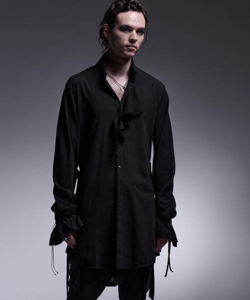 kiryuyrik プリントヒートテックシャーリングカットソー kiryuyrik(キリュウキリュウ | KP-HT33-056 LayeredT-Shirt kiryuyrik トップス