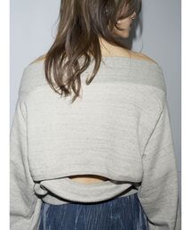 Htage | 【Htage】バックオープンオフショルスウェット(スウェット)