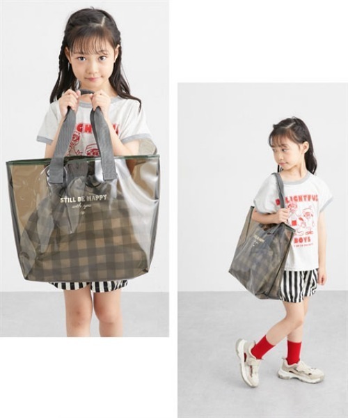 トートバッグ型ビーチバッグ プールバッグ（女の子 水着