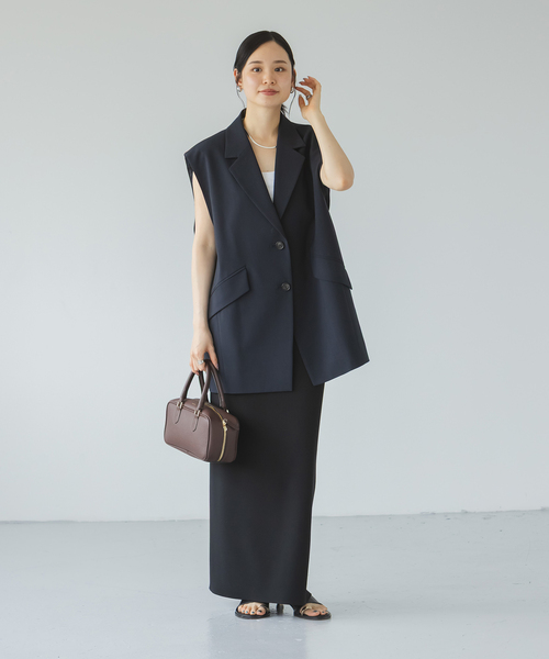 追加》【洗える】コンフォートジャージーライクタイトスカート 5