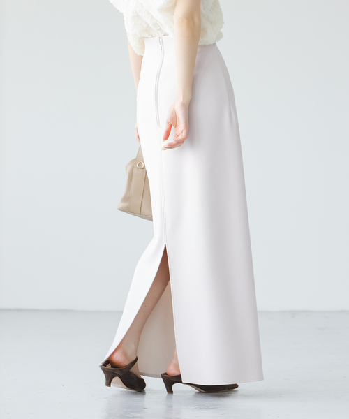 Noble コンフォートジャージーライクタイトスカート 追加》コンフォートジャージーライクタイトスカート（スカート