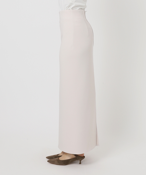 Noble(ノーブル)の「《追加》【洗える】コンフォートジャージーライクタイトスカート 5(スカート・レディース・ホワイト系その他/グリーン/ブラック・34/36/38/40)」の7枚目の写真