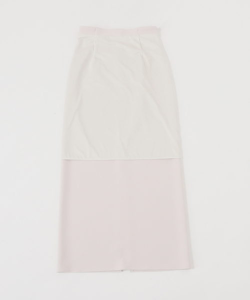 Noble(ノーブル)の「《追加》【洗える】コンフォートジャージーライクタイトスカート 5(スカート・レディース・ホワイト系その他/グリーン/ブラック・34/36/38/40)」の14枚目の写真