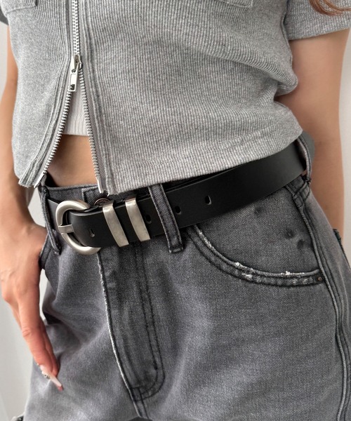 WEGO（ウィゴー）の「WEGO/Lモードベルト（ベルト・メンズ・ブラック・FREE）」の4枚目の写真