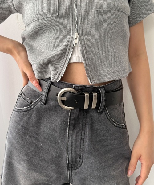 WEGO（ウィゴー）の「WEGO/Lモードベルト（ベルト・メンズ・ブラック・FREE）」の3枚目の写真