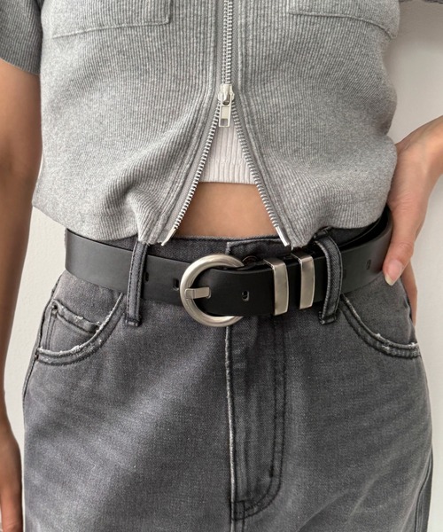 WEGO（ウィゴー）の「WEGO/Lモードベルト（ベルト・メンズ・ブラック・FREE）」の5枚目の写真