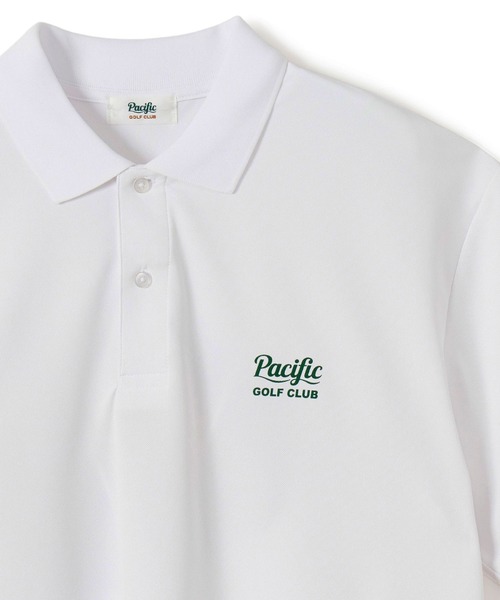 Pacific Golf Club ホワイト ポロシャツ L