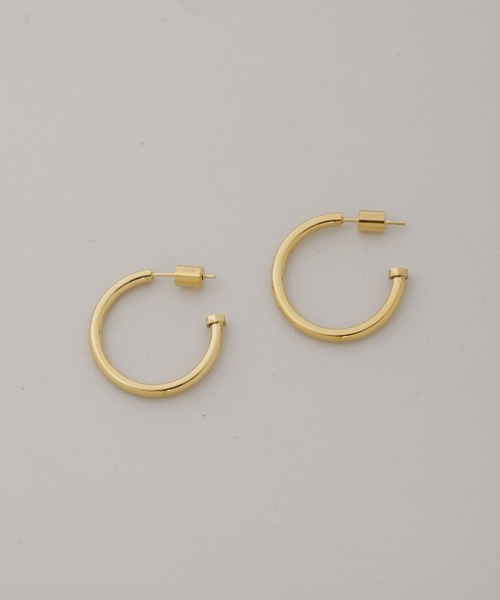 SOAC(ソーク)の「SOAC/Hoop Pierce S(ピアス(両耳用)・レディース・シルバー/ゴールド・FREE)」の2枚目の写真