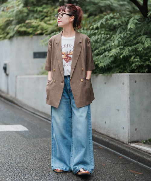 Spick & Span(スピックアンドスパン)の「アニマルロゴスリーブレスT(Tシャツ/カットソー・レディース・ホワイト/ピンク系その他/チャコールグレー/ベージュ/ライトグレー・FREE)」の6枚目の写真
