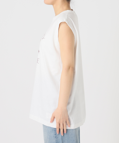 Spick & Span(スピックアンドスパン)の「アニマルロゴスリーブレスT(Tシャツ/カットソー・レディース・ホワイト/ピンク系その他/チャコールグレー/ベージュ/ライトグレー・FREE)」の18枚目の写真