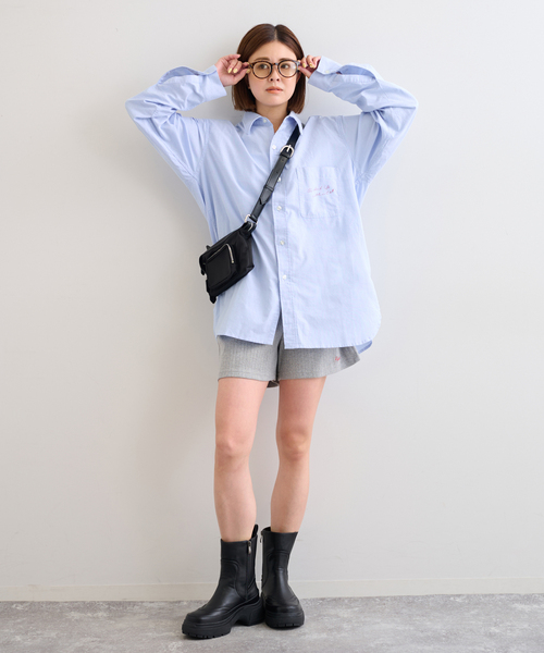 U by SPICK&SPAN（ユーバイスピックアンドスパン）の「LE VERNIS/ル・ベルニ Combi multi pouch（ショルダーバッグ・レディース・ブラウン/ブラック・FREE）」の5枚目の写真