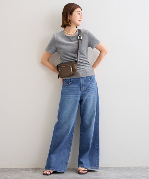 U by SPICK&SPAN（ユーバイスピックアンドスパン）の「LE VERNIS/ル・ベルニ Combi multi pouch（ショルダーバッグ・レディース・ブラウン/ブラック・FREE）」の12枚目の写真