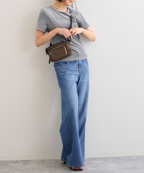 U by SPICK&SPAN（ユーバイスピックアンドスパン）の「LE VERNIS/ル・ベルニ Combi multi pouch（ショルダーバッグ・レディース・ブラウン/ブラック・FREE）」の13枚目の写真