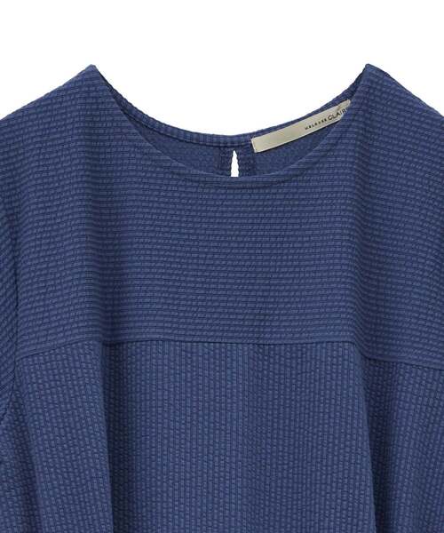MELROSE claire(メルローズ クレール)の「【サッカーヨーク切替ベルテッドカットワンピース】(ワンピース・レディース・ブラック/ブルー・FREE)」の10枚目の写真