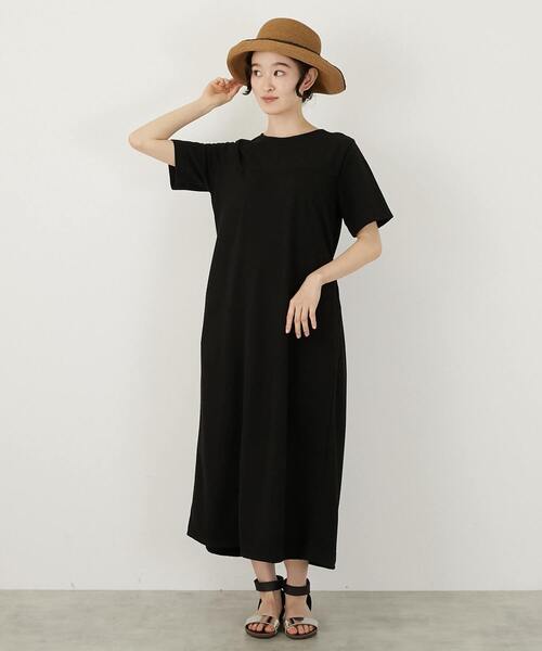 MELROSE claire(メルローズ クレール)の「【サッカーヨーク切替ベルテッドカットワンピース】(ワンピース・レディース・ブラック/ブルー・FREE)」の20枚目の写真