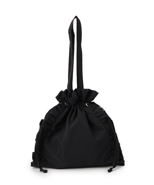 SHOO・LA・RUE（シューラルー）の「【撥水/A4】大人も持てる フリル巾着トートバッグ（トートバッグ・レディース・ブラック/グレー/ブルー・00）」の10枚目の写真