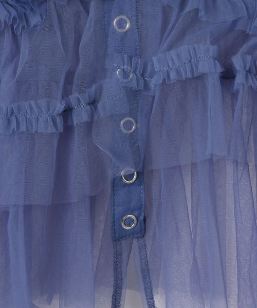 PAGEBOY（ページボーイ）の「チュールフリルビスチェ（キャミソール・レディース・オフホワイト/ブラック/サックスブルー・FREE）」の19枚目の写真