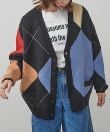 【St.Johns 3rd club】ARGYLLE Vネックカーディガン SJ25-052