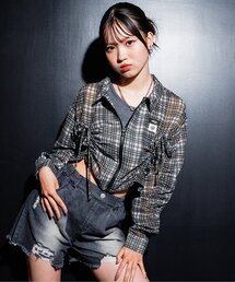 algy | チェックシアーシャツ(シャツ/ブラウス)