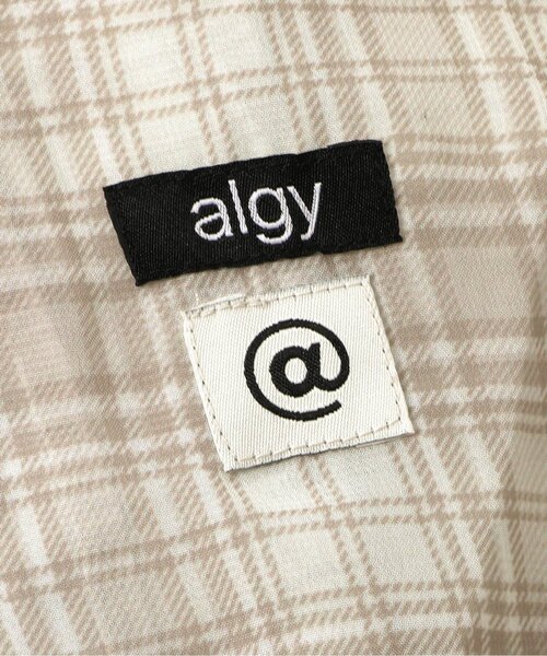 algy(アルジー)の「チェックシアーシャツ(シャツ/ブラウス・キッズ・ベージュ/ブラック・SMALL/MEDIUM/X-SMALL/XX-SMALL)」の12枚目の写真