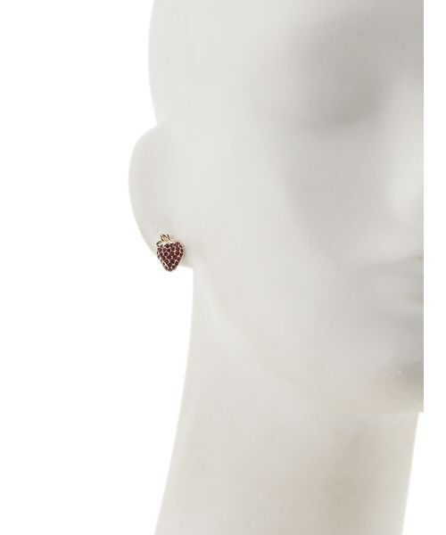 SNIDEL（スナイデル）の「モチーフピアス（ピアス（両耳用）・レディース・クリア/ホワイト/レッド・F）」の9枚目の写真