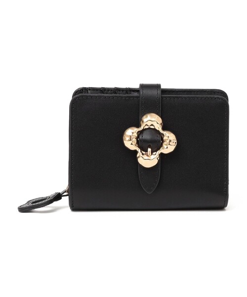 セール】HASHIBAMI: フラワー モチーフ ハーフ ウォレット（財布