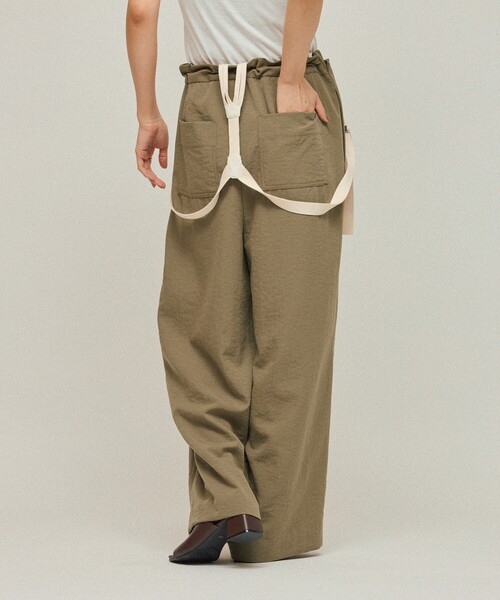 Firsthand(ファーストハンド)の「Firsthand/ファーストハンド 2WAYサスペンダーパンツ / ワイドイージーパンツ(その他パンツ・レディース・ベージュ/ブラック・FREE)」の10枚目の写真