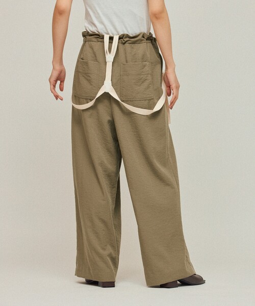 Firsthand(ファーストハンド)の「Firsthand/ファーストハンド 2WAYサスペンダーパンツ / ワイドイージーパンツ(その他パンツ・レディース・ベージュ/ブラック・FREE)」の11枚目の写真