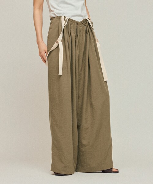 Firsthand(ファーストハンド)の「Firsthand/ファーストハンド 2WAYサスペンダーパンツ / ワイドイージーパンツ(その他パンツ・レディース・ベージュ/ブラック・FREE)」の15枚目の写真