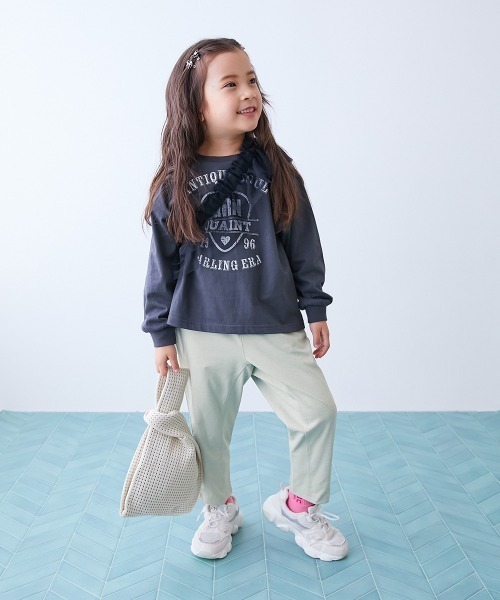 devirock（デビロック）の「【イージーウォッシュ】乾燥機OK マチ付き テーパードパンツ（その他パンツ・キッズ・ブラック/オリーブ系/パープル系/ベージュ系/グリーン系/チャコール・100cm/110cm/120cm/130cm/140cm/150cm/160cm）」の10枚目の写真