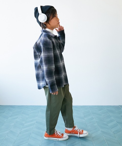 devirock（デビロック）の「【イージーウォッシュ】乾燥機OK マチ付き テーパードパンツ（その他パンツ・キッズ・ブラック/オリーブ系/パープル系/ベージュ系/グリーン系/チャコール・100cm/110cm/120cm/130cm/140cm/150cm/160cm）」の11枚目の写真