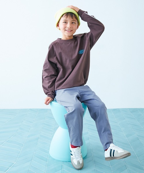 devirock(デビロック)の「【イージーウォッシュ】乾燥機OK マチ付き テーパードパンツ(その他パンツ・キッズ・ブラック/オリーブ系/パープル系/ベージュ系/グリーン系/チャコール・100cm/110cm/120cm/130cm/140cm/150cm/160cm)」の22枚目の写真