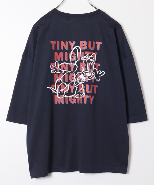 Tom&Jerry(トムアンドジェリー)の「【TOM & JERRY/トムとジェリー】プリントWIDEシルエット7分袖Tシャツ(Tシャツ/カットソー・レディース・ネイビー/クリーム/オフホワイト/ワイン・LARGE/MEDIUM)」の12枚目の写真