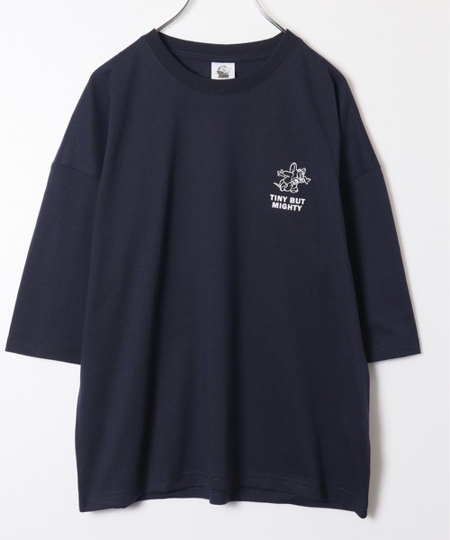 Tom&Jerry(トムアンドジェリー)の「【TOM & JERRY/トムとジェリー】プリントWIDEシルエット7分袖Tシャツ(Tシャツ/カットソー・レディース・ネイビー/クリーム/オフホワイト/ワイン・LARGE/MEDIUM)」の11枚目の写真