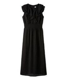 CELFORD | フリルシャーリングタイトワンピース(ワンピース)