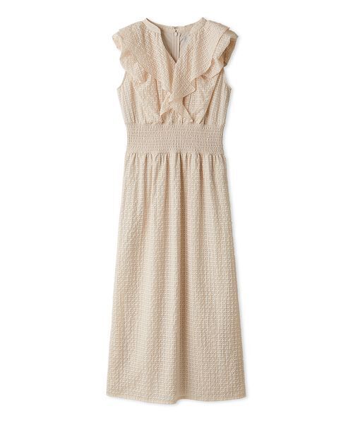 CELFORD（セルフォード）の「フリルシャーリングタイトワンピース（ワンピース・レディース・ブラック/コーラルピンク/キャメル・38/36）」の13枚目の写真