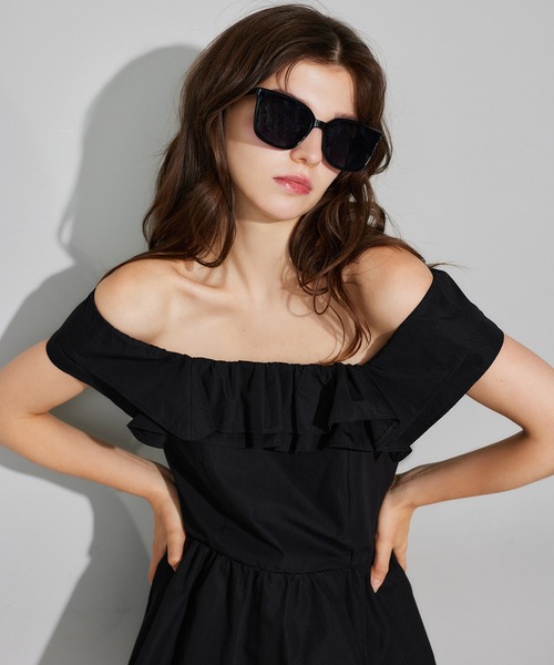 Seemi. byNICECLAUP( シーミーバイナイスクラップ)の「【Seemi.】フリルブラウス(シャツ/ブラウス・レディース・ブラック/レッド/ドット・FREE)」の16枚目の写真