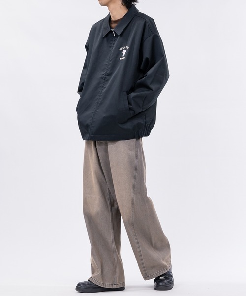 GERRY（ジェリー）の「【ag】〔GERRY/ジェリー〕TCツイル バック刺繍 ジップアップジャケット/ベトジャン（ブルゾン・メンズ・ダークグリーン/サンドベージュ/ブラック・MEDIUM/LARGE）」の13枚目の写真