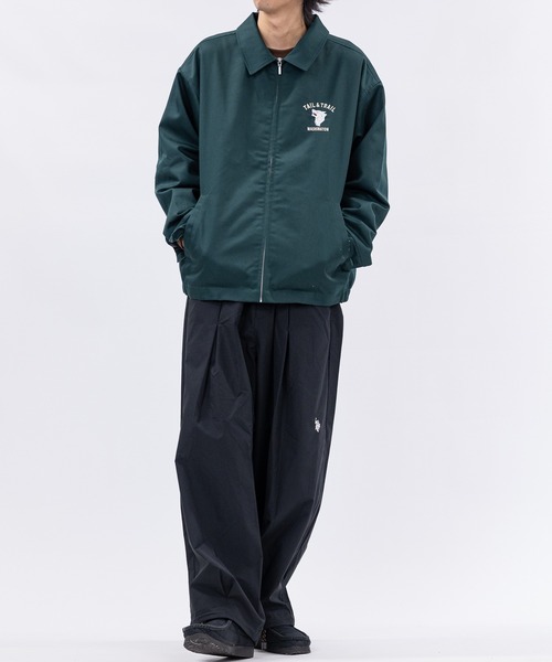 GERRY（ジェリー）の「【ag】〔GERRY/ジェリー〕TCツイル バック刺繍 ジップアップジャケット/ベトジャン（ブルゾン・メンズ・ダークグリーン/サンドベージュ/ブラック・MEDIUM/LARGE）」の19枚目の写真